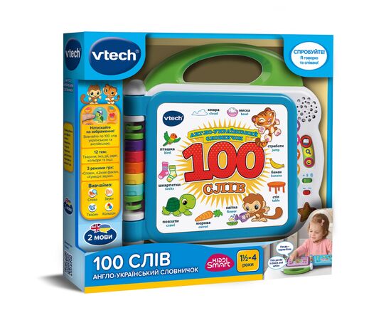 Развивающая игрушка VTech Англо-украинский словарик 100 слов (80-601576)