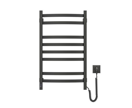 Полотенцесушитель Navin Avalon, 800х480, таймер-регулятор, сталь, чорний муар, праве підключення (12-203053-4880), изображение 4