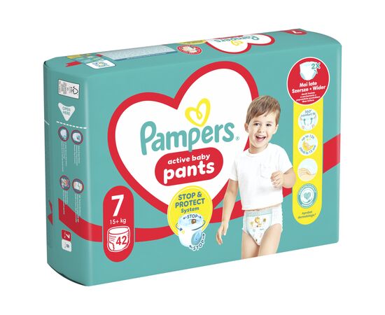 Подгузники Pampers Pants Giant Plus Размер 7 (17+ кг) 42 шт (8700216341639), изображение 2
