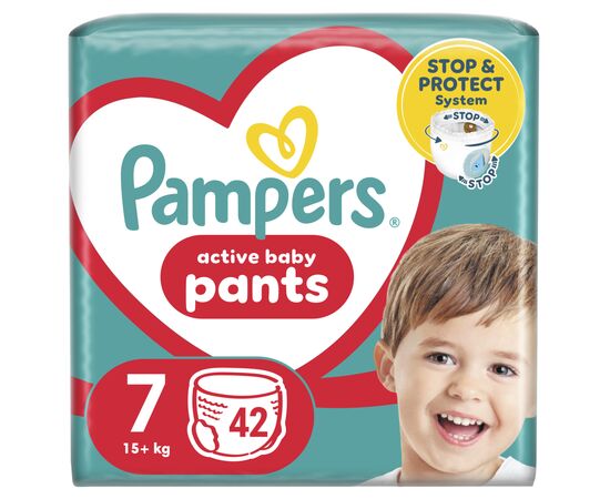 Подгузники Pampers Pants Giant Plus Размер 7 (17+ кг) 42 шт (8700216341639)
