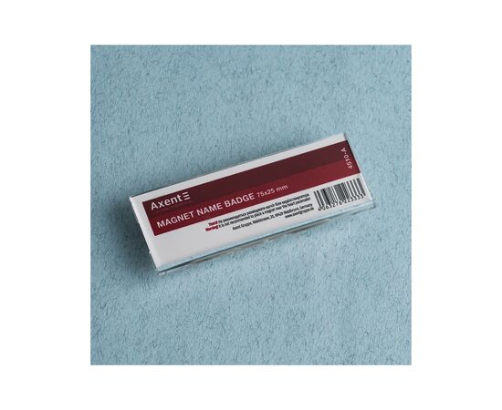 Бейдж Axent акриловий на магніті 4510 (75х25 мм) (4510-A), зображення 3