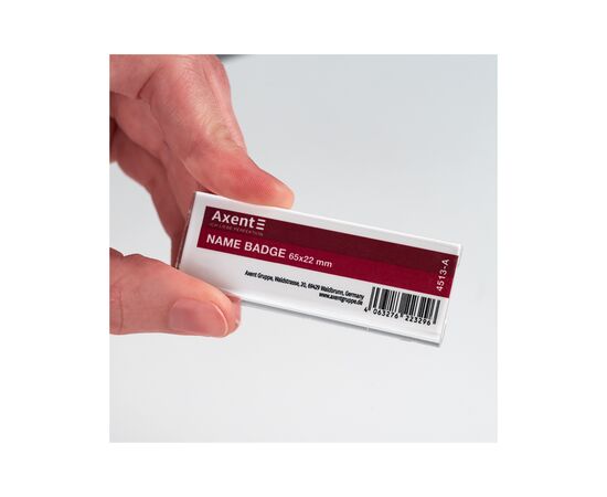 Бейдж Axent акриловий на магніті 4513 (65х22 мм) (4513-A), зображення 3