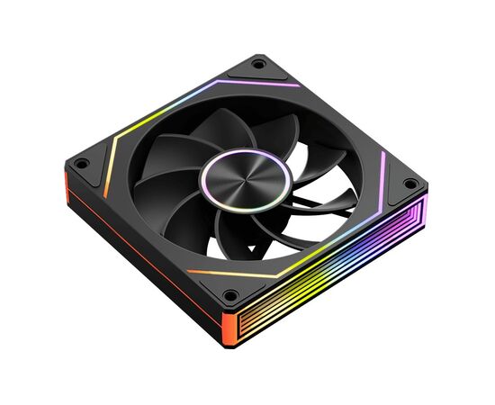 Кулер для корпуса PcCooler Вентилятор реверсний PCCOOLER FG120R ARGB BK чорний для корпусу 1 (FG120R ARGB BK), изображение 4