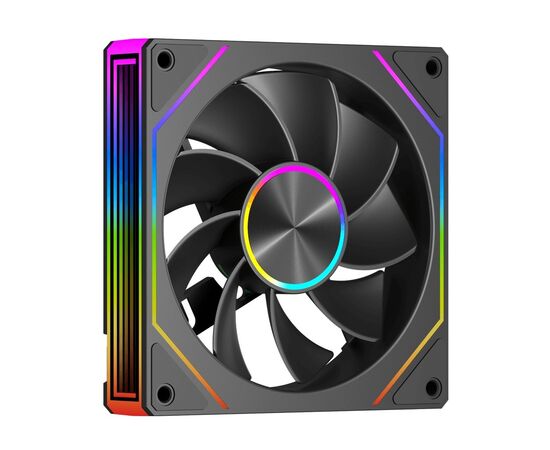 Кулер для корпуса PcCooler Вентилятор реверсний PCCOOLER FG120R ARGB BK чорний для корпусу 1 (FG120R ARGB BK)