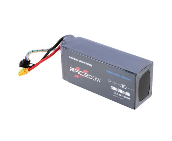 Аккумуляторный блок RacePow 350Wh/kg 40Ah 6S 22.2V 5C XT90S (350WHKG-40Ah-6S-5C), изображение 3