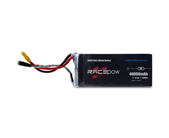 Аккумуляторный блок RacePow 350Wh/kg 40Ah 6S 22.2V 5C XT90S (350WHKG-40Ah-6S-5C)