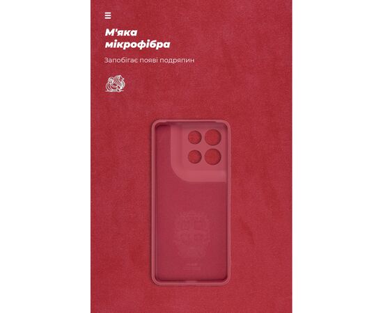 Чехол для мобильного телефона Armorstandart ICON Motorola G86 Power 5G Camera cover Dark Red (ARM87037), изображение 4