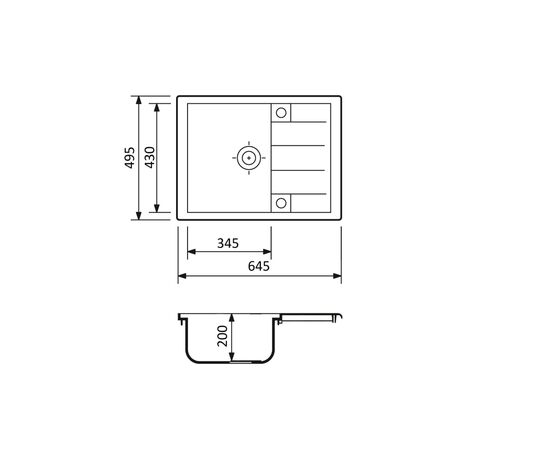 Мойка кухонная Adamant ANILA Avena (182496100306), изображение 5