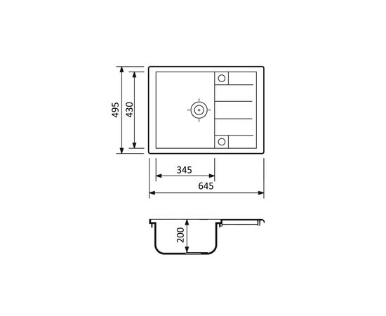 Мойка кухонная Adamant Anila сірий (182496100304), изображение 5