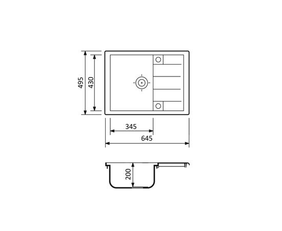 Мойка кухонная Adamant Anila Old stone (182496100310), изображение 5