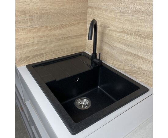 Мойка кухонная Adamant Anila чорний (182496100303), изображение 2