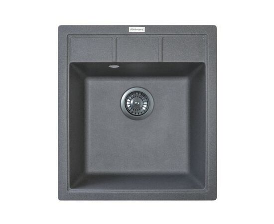 Мойка кухонная Adamant Brick сірий (4824296101204)