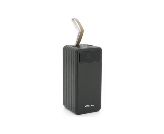 Батарея универсальная ACL 80000mAh, 4xUSB, 4 кабеля(USB/Micro/Type-C/Lighting), 1,4кг, Black (PW-94)