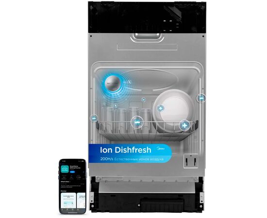 Посудомийна машина Midea MID45S340i-C, зображення 4