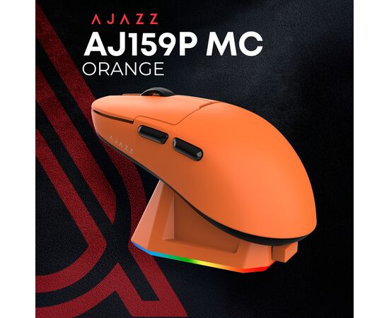 Мышка Ajazz AJ159P MC Wireless/Bluetooth/USB Charging Dock Orange (AJ159P-MC-Orange), изображение 8