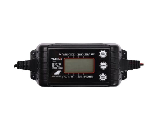 Зарядное устройство для автомобильного аккумулятора Yato YT-83033, изображение 2