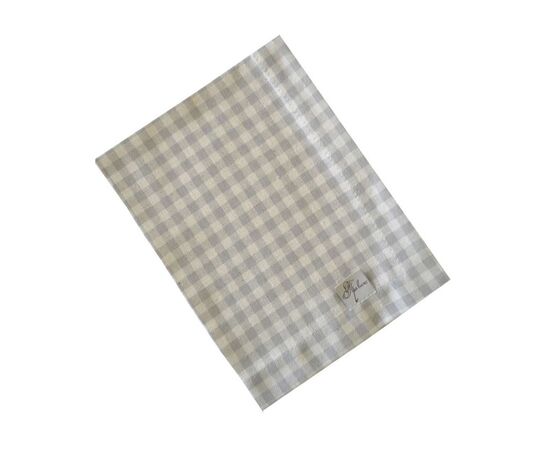Салфетка на стол Прованс Bella 35х45 см Серая клетка (13608)