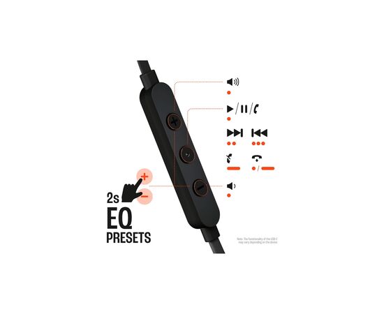 Навушники JBL Tune 305C USB-C Black (JBLT305CBLK), зображення 2