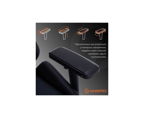 Крісло ігрове Sihoo GC695B Black (GC695B), зображення 12