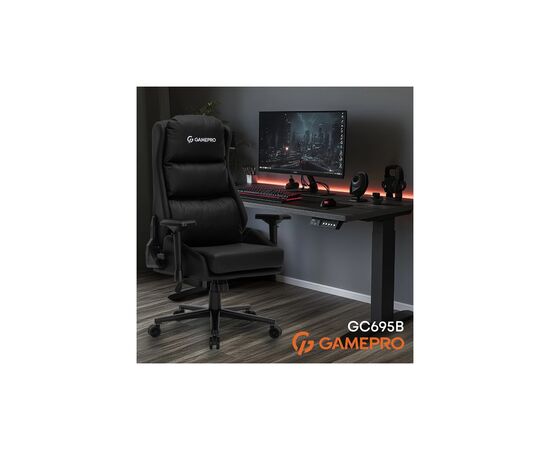 Крісло ігрове Sihoo GC695B Black (GC695B), зображення 8