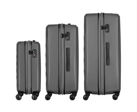 Набор чемоданов Wenger Motion 3 в 1 (S+M+L), сірі (612711), изображение 7