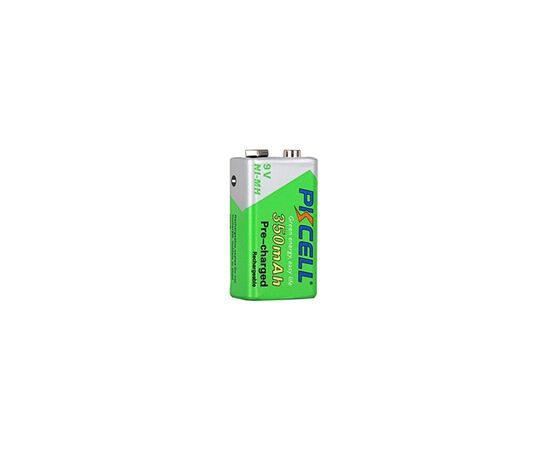 Аккумулятор Крона 350mAh 9V Ni-MH NiMH Rechargeable Battery, 1 шт/бл PkCell (PC/6LR61/350-1B)
