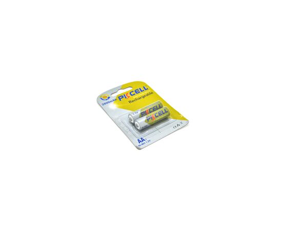 Аккумулятор AA R6 2800mAh 1.2V NiMH Rechargeable Battery, 2шт/бл PkCell (PC/AA2800-2B)