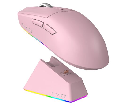 Мышка Ajazz AJ139 V2 MC Wireless/Bluetooth/USB Pink (AJ139-V2-MC-Pink), изображение 2
