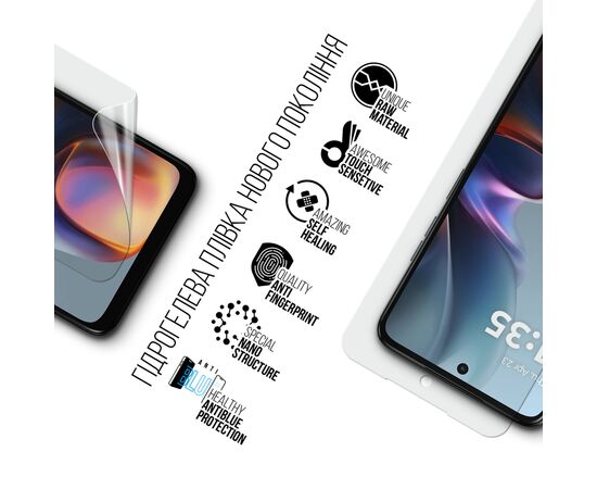 Плівка захисна Armorstandart hydrogel Anti-Blue Motorola E15 (ARM83136), зображення 2