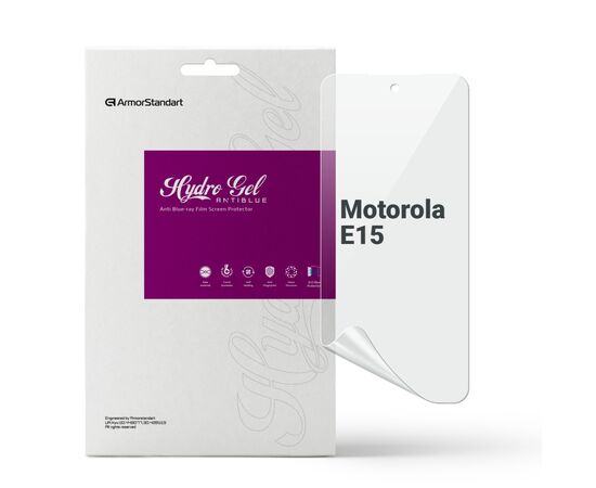 Плівка захисна Armorstandart hydrogel Anti-Blue Motorola E15 (ARM83136)
