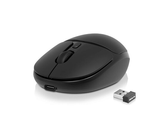 Мышка REAL-EL RM-335W Wireless Black (EL123200055), изображение 2