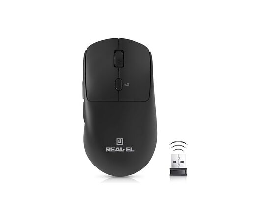 Мышка REAL-EL RM-355W Wireless Black (EL123200054)
