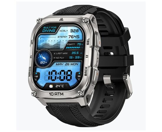 Смарт-часы KOSPET TANK M4 SILVER (6978602500072)