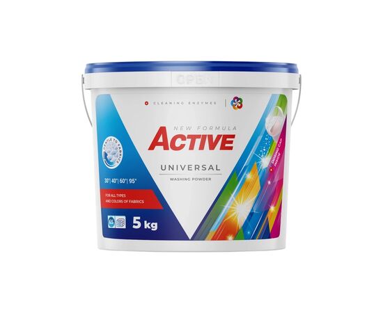 Стиральный порошок Active PR Universal С ароматом свежести 5 кг + Дозатор (4820196010685)