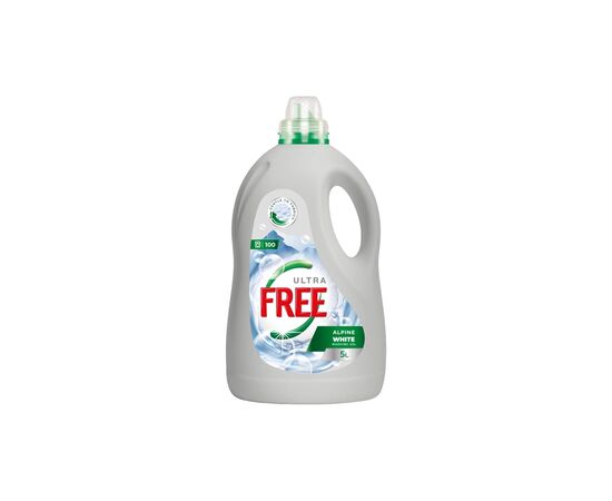 Гель для стирки Free Alpine Freshness White С ароматом свежести 5 л (4820196011446)