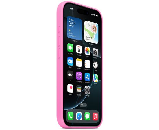 Чехол для мобильного телефона Apple iPhone 16 Pro Silicone Case with MagSafe - Peony A3315 (MDFX4ZM/A), изображение 5