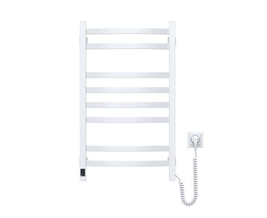 Полотенцесушитель Navin Avalon, 800х480 , таймер-регулятор, сталь, білий, праве підключення (12-103053-4880), изображение 4