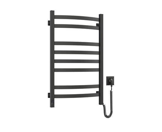 Полотенцесушитель Navin Avalon, 800х480, таймер-регулятор, сталь, чорний муар, праве підключення (12-203053-4880), изображение 5