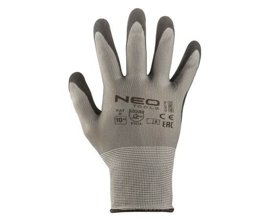 Защитные перчатки Neo Tools рабочие, с латексным покрытием (пена), p. 8 (97-617-8), изображение 2
