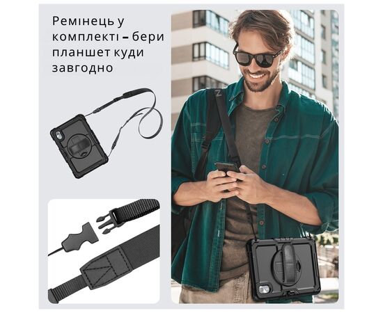 Чехол для планшета BeCover FortTab Lenovo Idea Tab/K11 (2nd Gen) TB336/Xiaoxin Pad (2025) 11" Black (714080), изображение 8