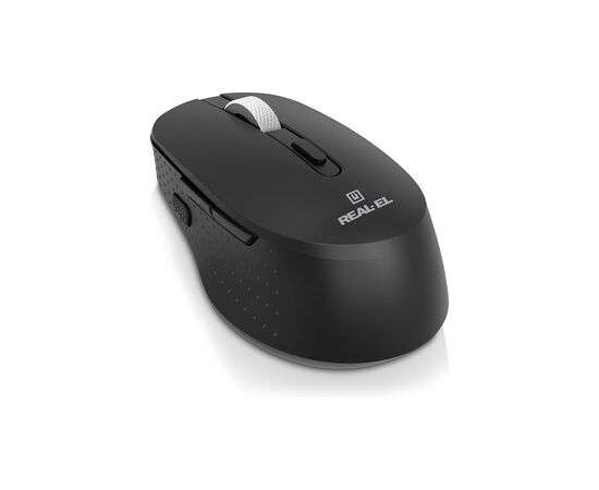Мышка REAL-EL RM-380W Wireless Black (EL123200057), изображение 3