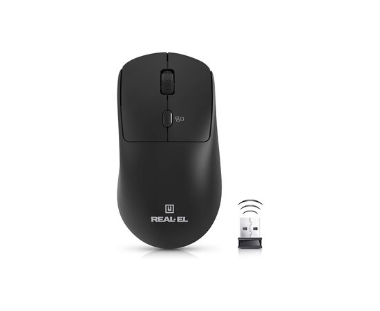Мышка REAL-EL RM-317W Wireless Black (EL123200052)
