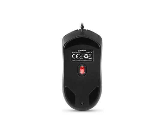 Мышка REAL-EL RM-515 USB Black (EL123200059), изображение 8