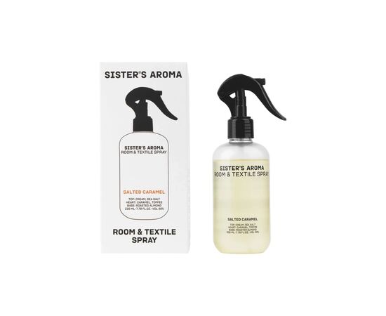 Освежитель воздуха Sister's Aroma Соленая карамель Парфюмированный спрей для комнаты и текстиля 230 мл (4820227786046)