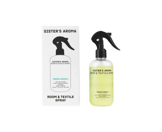 Освежитель воздуха Sister's Aroma Французский нероли Парфюмированный спрей для комнаты и текстиля 230 мл (4820227786015)