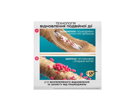 Кондиционер для волос OGX Bond Protein Repair Восстанавливающий с протеинами 385 мл (3574661818467), изображение 5
