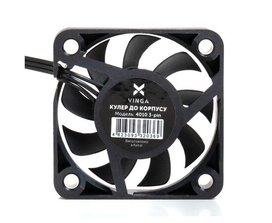 Кулер до корпусу Vinga 4010 3-pin, зображення 3