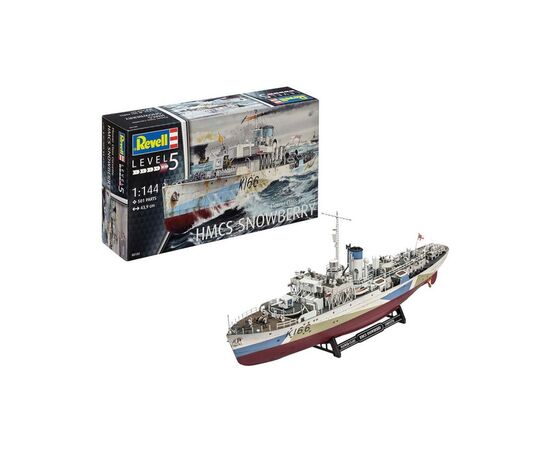 Сборная модель Revell Корвет класса Флауэр «HMCS Snowberry», уровень 5, 1:144 (RVL-05132)