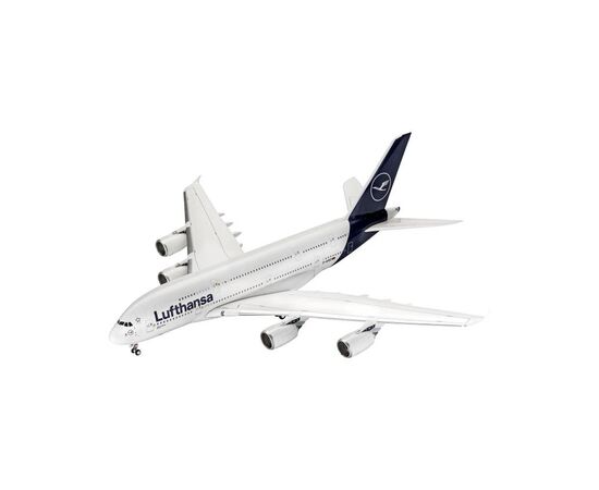 Сборная модель Revell Самолет Airbus A380-800 "Lufthansa" новая ливрея, уровень 5, 1:144 (RVL-03872), изображение 2