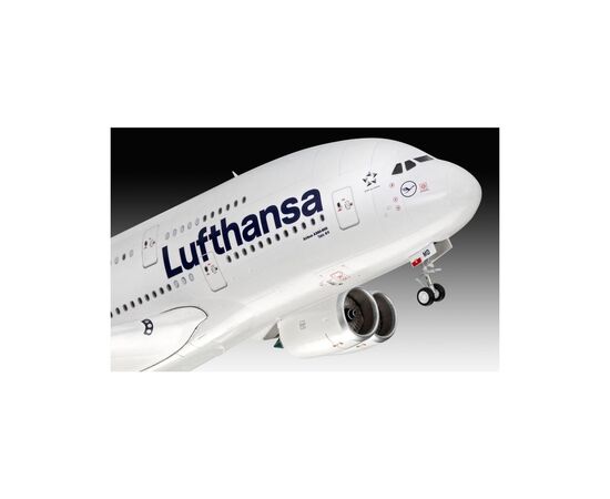 Сборная модель Revell Самолет Airbus A380-800 "Lufthansa" новая ливрея, уровень 5, 1:144 (RVL-03872), изображение 4